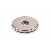 Неодимовый магнит диск 20х4,5 мм с зенковкой 7,5/3 мм